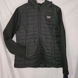Women's Black Reebox medium puffer jacket